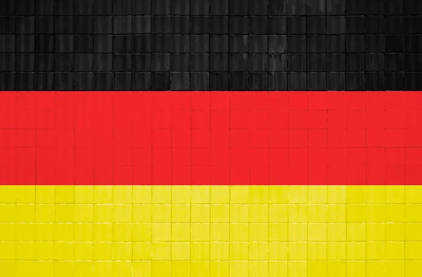 Pared - Bandera alemana — Foto de Stock