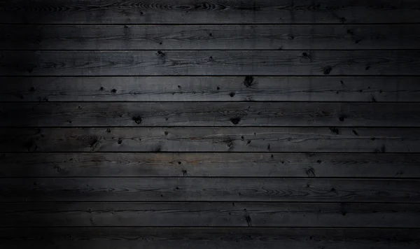 Tableros de madera negro — Foto de Stock