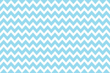 Zig Zag desen mavi beyaz