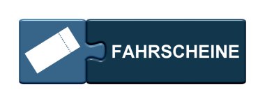 Bulmaca Düğmede bilet Almanca