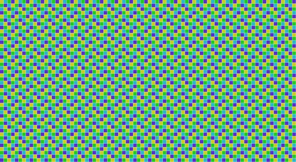Senza soluzione di continuità mosaico pixel sfondo verde giallo viola — Foto Stock