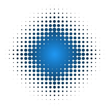 Noktalı yıldız arka plan mavi