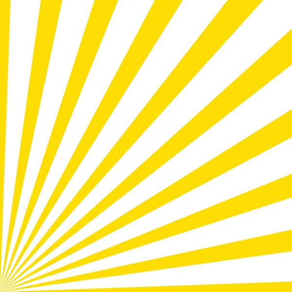 Wzór Tła Promieni Żółtych Białych — Zdjęcie stockowe