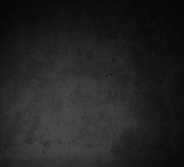 Boş siyah beton duvar arkaplan dokusu