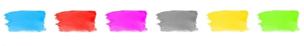 手描き水彩背景セット ピンク グレー — ストック写真