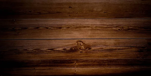 古色古香的深褐色木制背景质感 带有粗犷的木板板 — 图库照片