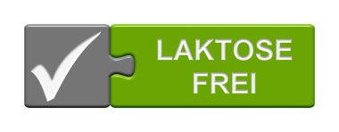 Bulmaca düğmesi: laktoz içermeyen Alman dilinde