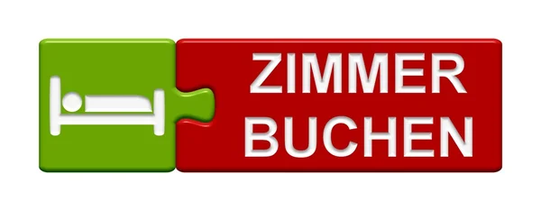 Puzzle-Taste - buchen Sie ein Zimmer — Stockfoto