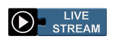 Puzzle Buttton: Live Stream clipart
