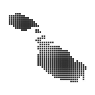 Malta Haritası piksel