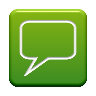 Düğmesi - konuşma balonu