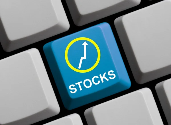 Stocks online — Stock Photo, Image