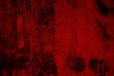 Grunge arka plan kırmızı bir beton duvar