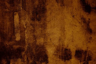 Grunge arka planını kahverengi beton duvar