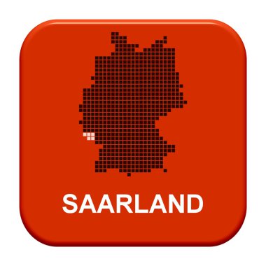 Kırmızı düğmeye - Alman bölge Saarland