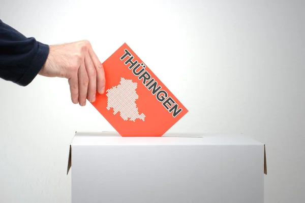 Election in german region Thuringia — Stock Photo, Image