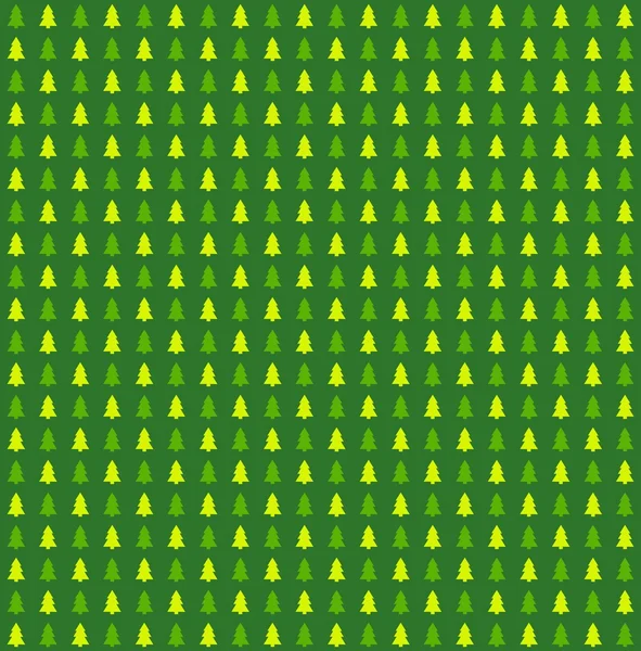 Noel ağaçları çizim ile yeşil Noel arka plan