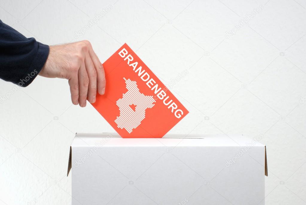 Election in german region Brandenburg