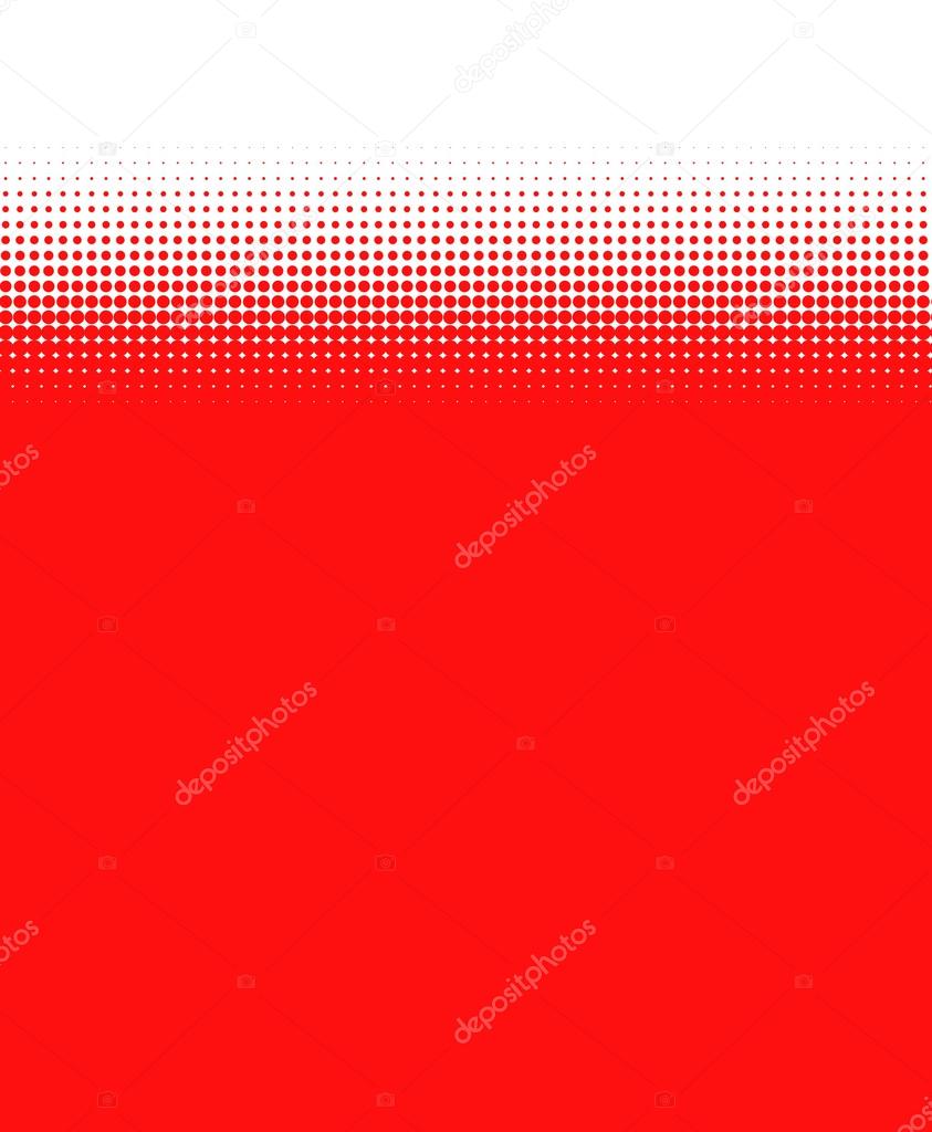 red Background with transitions made of dots