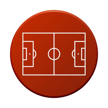 Yuvarlak düğmesi - futbol
