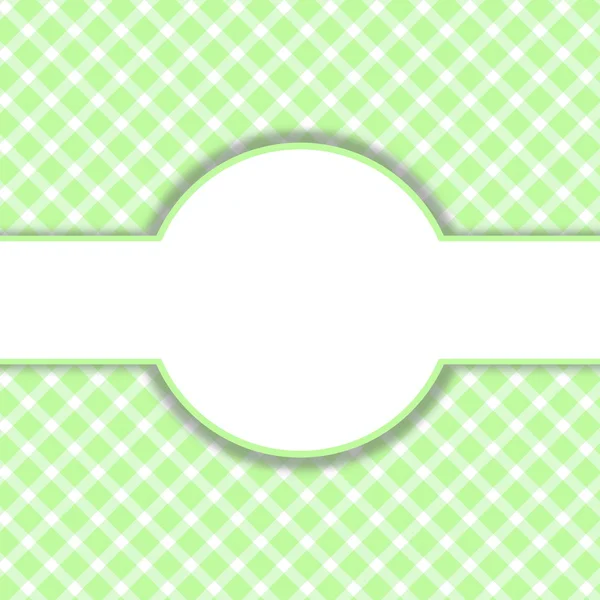 Checkered green Vintage Background — Stock Photo, Image