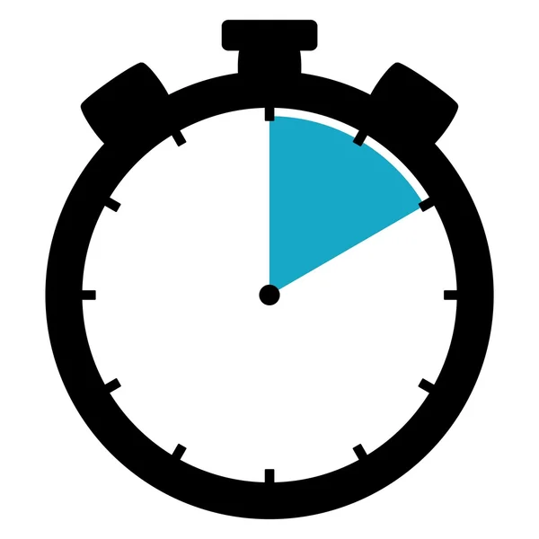 Stoppuhr-Symbol - 10 Sekunden 10 Minuten oder 2 Stunden — Stockfoto