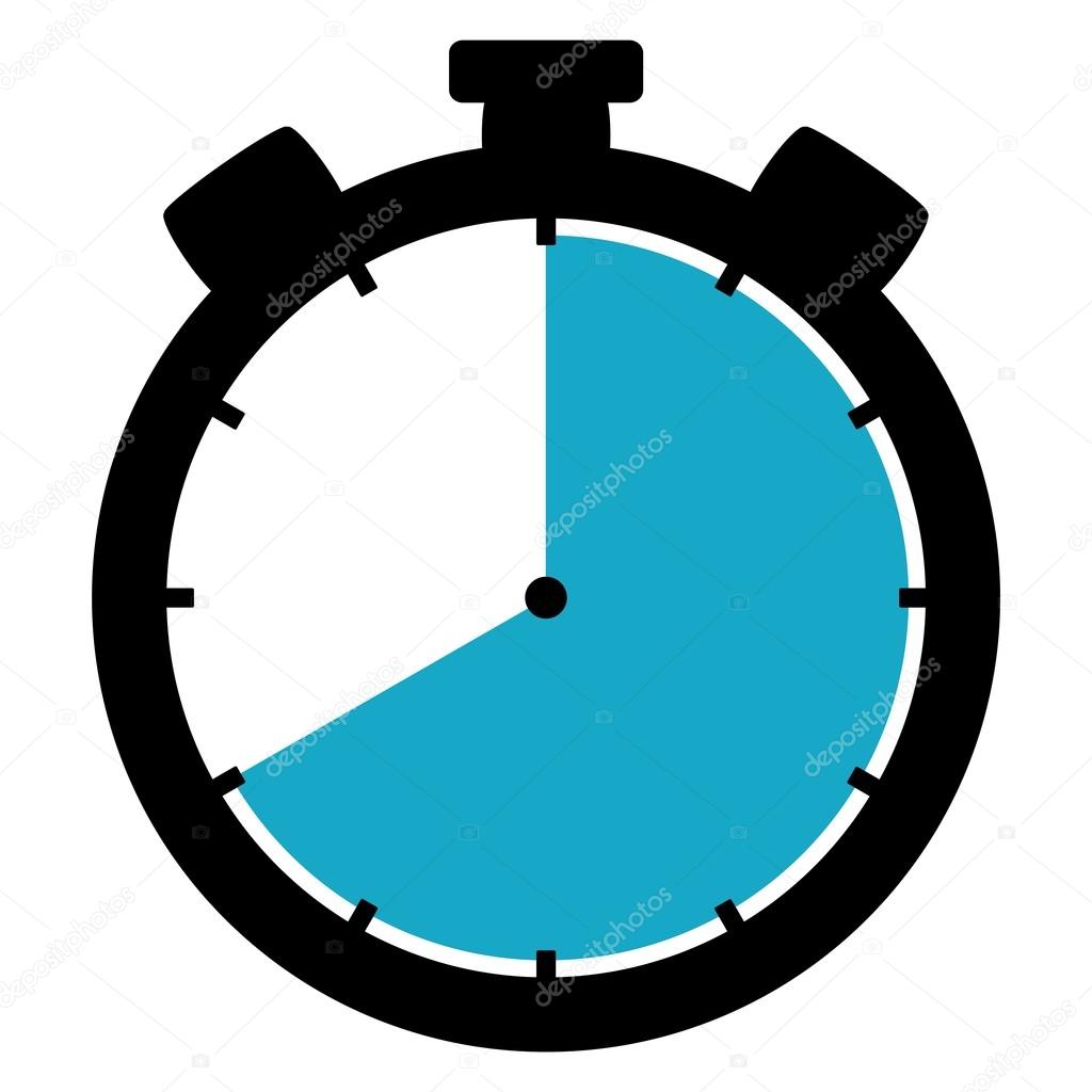 Stopwatch icon - 40 Seconds 40 Minutes or 8 hours