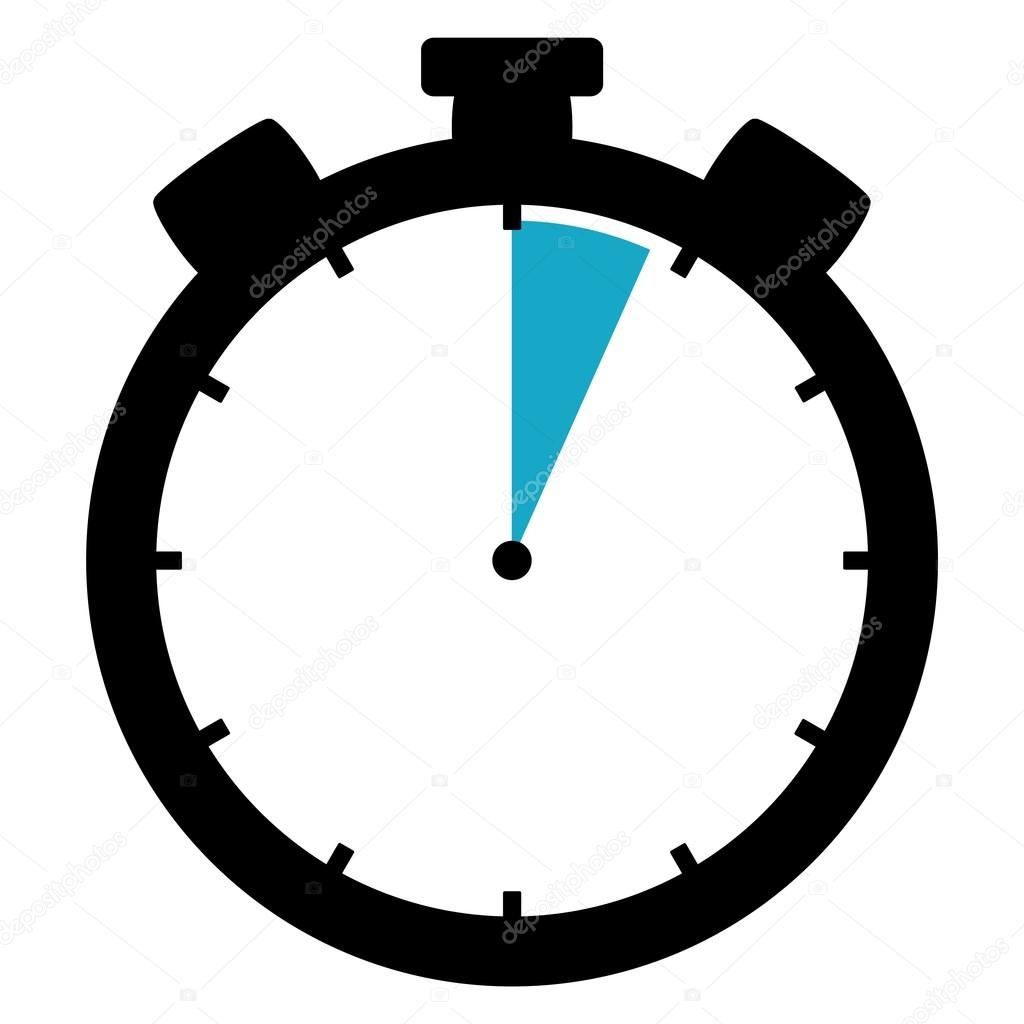 Stopwatch icon - 4 Seconds or 4 Minutes
