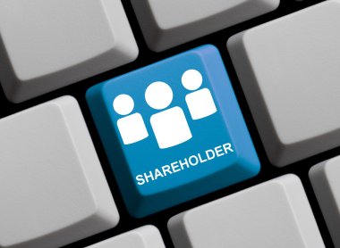 Shareholder online clipart