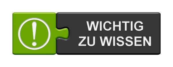 Puzzle-Taste - wichtig zu wissen — Stockfoto