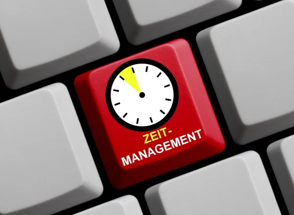 Zeitmanagement online — Stockfoto