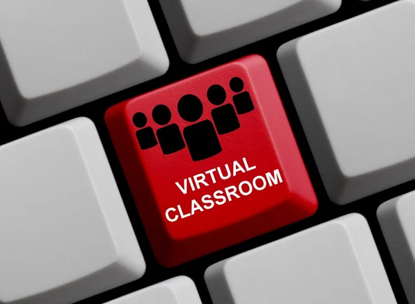 Virtual Classroom online — Stock Photo, Image