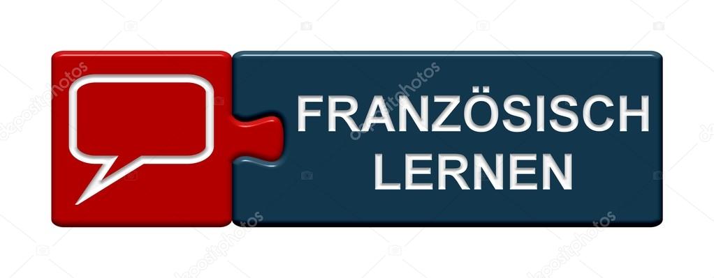 Puzzle Button - learn french