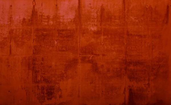 Fondo fresco Grunge de pared de hormigón rojo — Foto de Stock