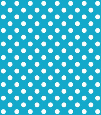 Turkuaz arka plan beyaz nokta ile