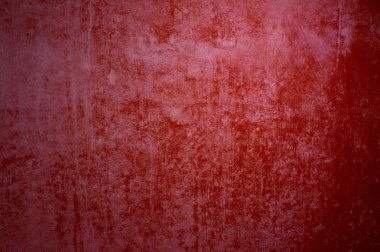 Grunge arka plan kırmızı bir beton duvar