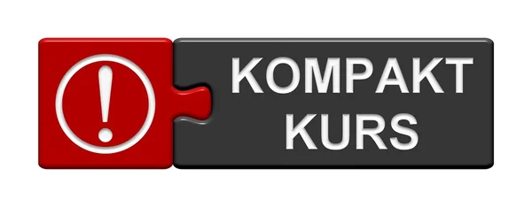 Puzzel van knop compacte cursus — Stockfoto