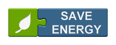 Enerji tasarrufu gösterilen bulmaca düğmesi
