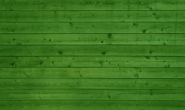 Green wooden planks background — Stock Photo, Image