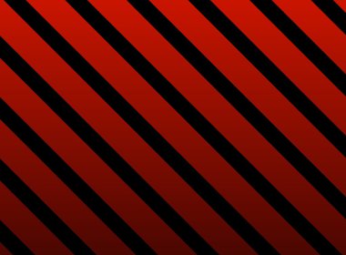 Striped background with diagonal stripes red and black clipart