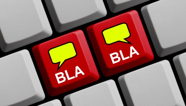 Red Computer keyboard — Stock Photo, Image