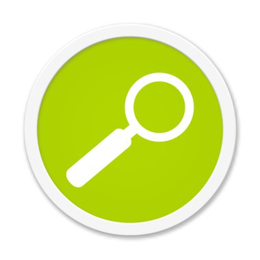 Rund düğmesini gösteren Büyüteç