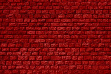 Red brick wall clipart