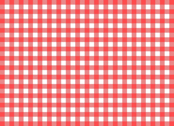 Traditionelles Tischtuchmuster Hintergrund weiß und rot — Stockfoto