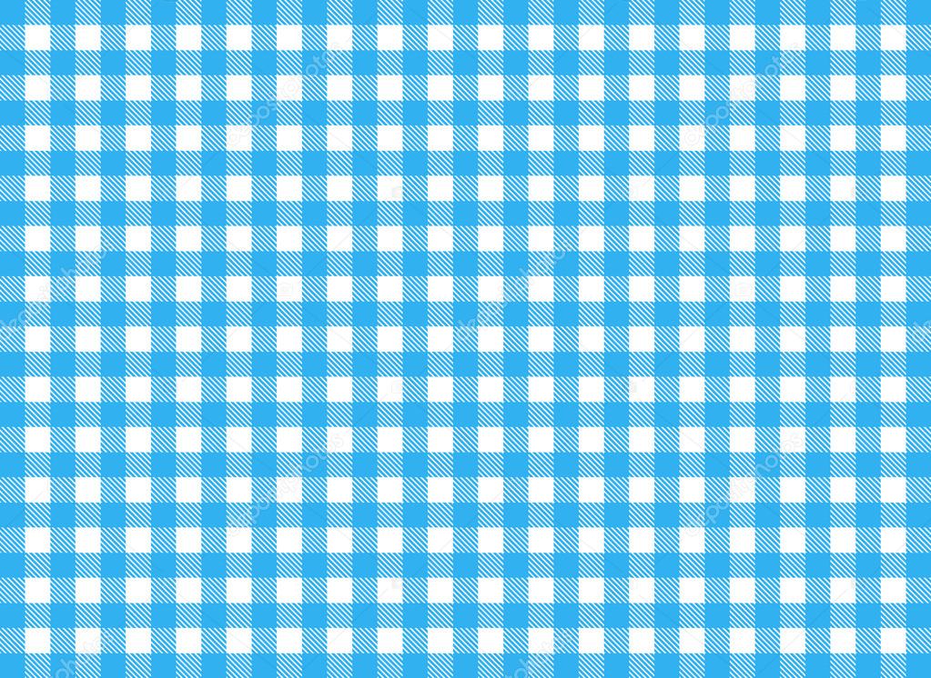 Traditional tabelcloth pattern background white and blue