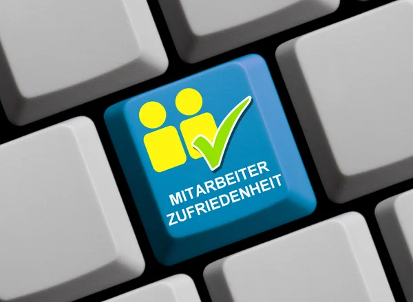 Mitarbeiterzufriedenheit online — Stockfoto