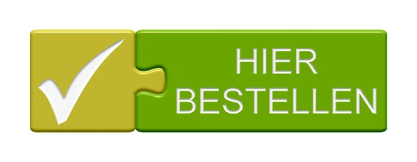 Puzzle-Taste hier bestellen — Stockfoto