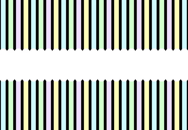 Stripe vzor černé a pastelové barvy s Copy prostor — Stock fotografie