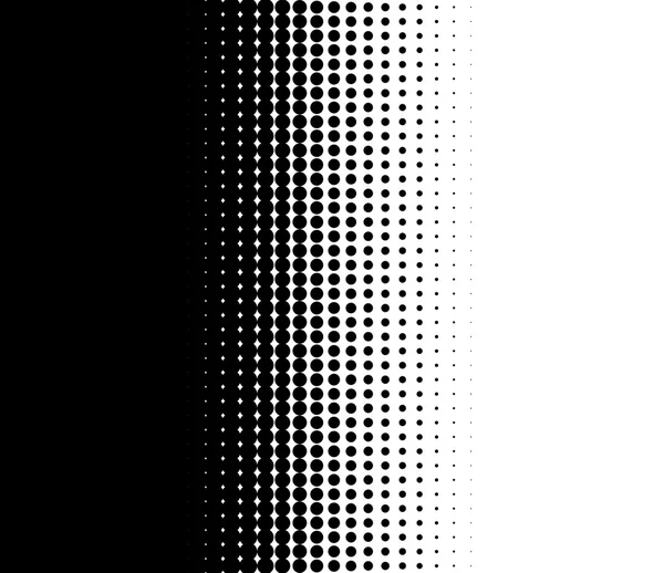 Przejście tła czarne kropki białe — Zdjęcie stockowe