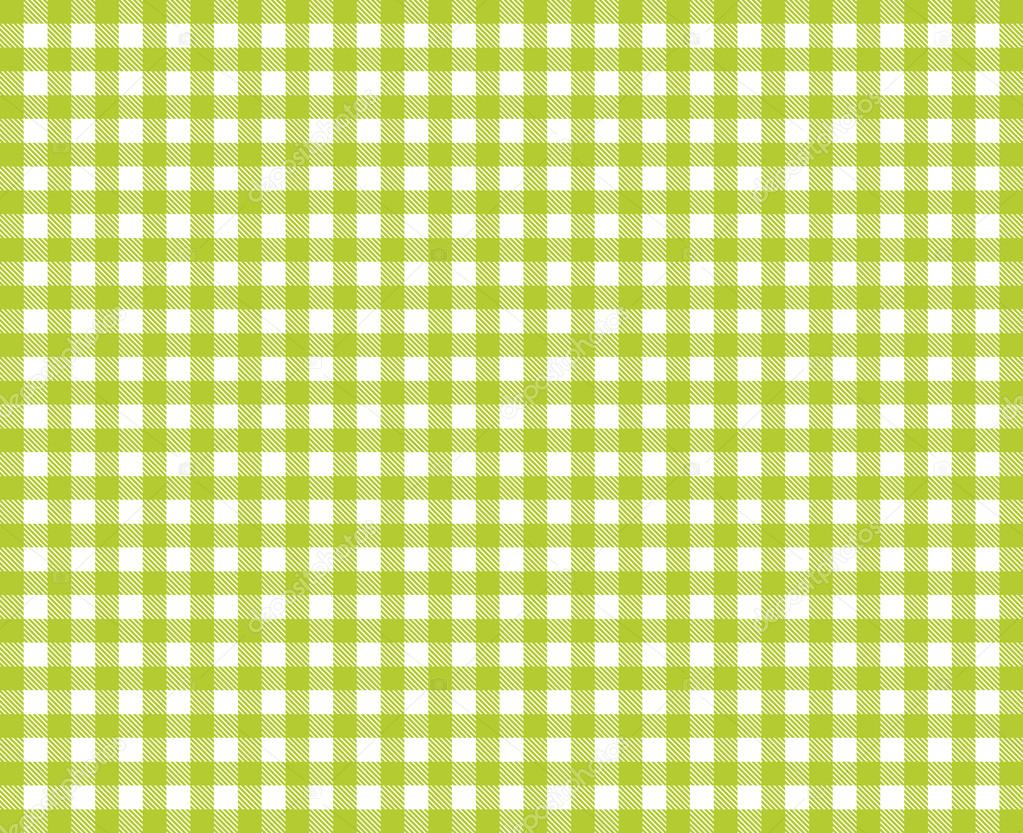 Tablecloths background with green and white color